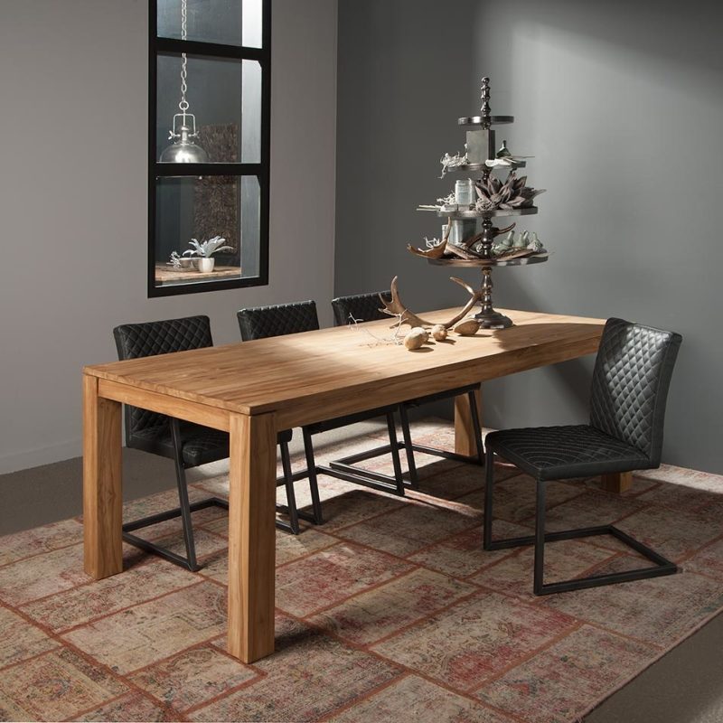 Eettafel Corona Naturel Teakhout 240 cm